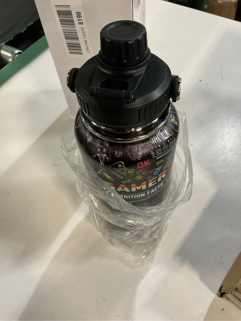 Condition photo showing Good Condition for gaming gamer gifts 32oz gamings gamepad water bottles, gamers gifts for kids teen game boys son adults gaming tumbler presents gamers birthday party christmas game decor gift gamer cup