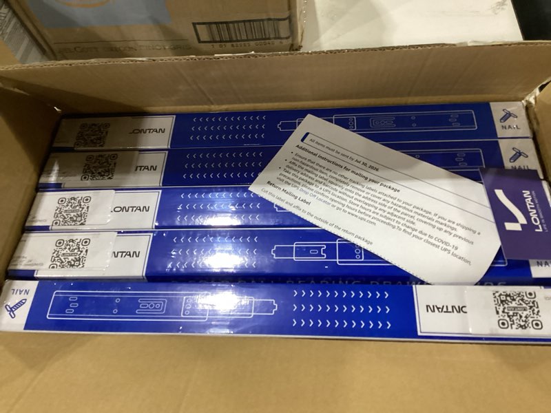 Condition photo showing Good Condition for lontan 10 pairs soft close drawer slides 18 inch sl4502s3-18 ball bearing full extension dresser drawer glides side mount heavy duty kitchen cabinet rails 100lb capacity silver-soft close 18 inch - drawer slide 10