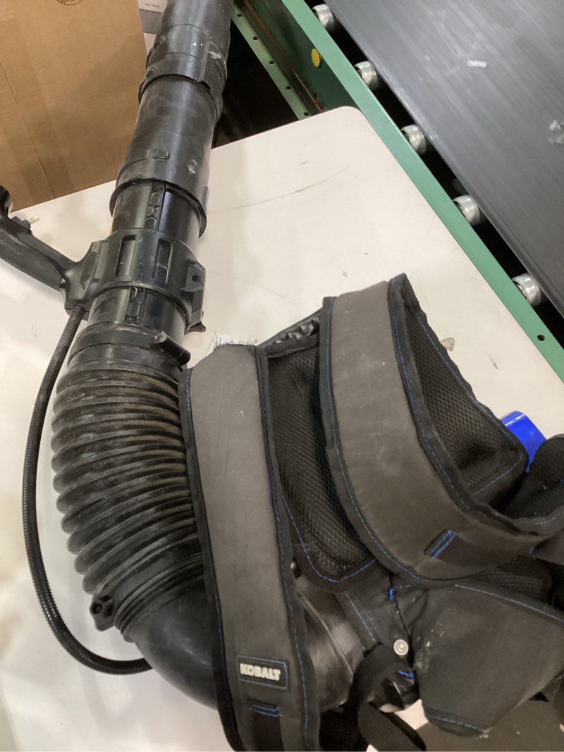 Condition photo showing As Is for Similar 80V Kobalt leaf blower