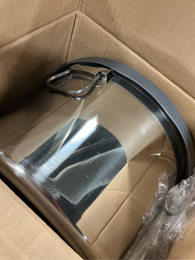 Condition photo showing Good Condition for upsky 14l no spill dog water bowl, stainless steel spill proof dog bowl with water window, dual-suction anti-slip large capacity slow drinking bowl with floating disk for large dogs & messy drinkers grey