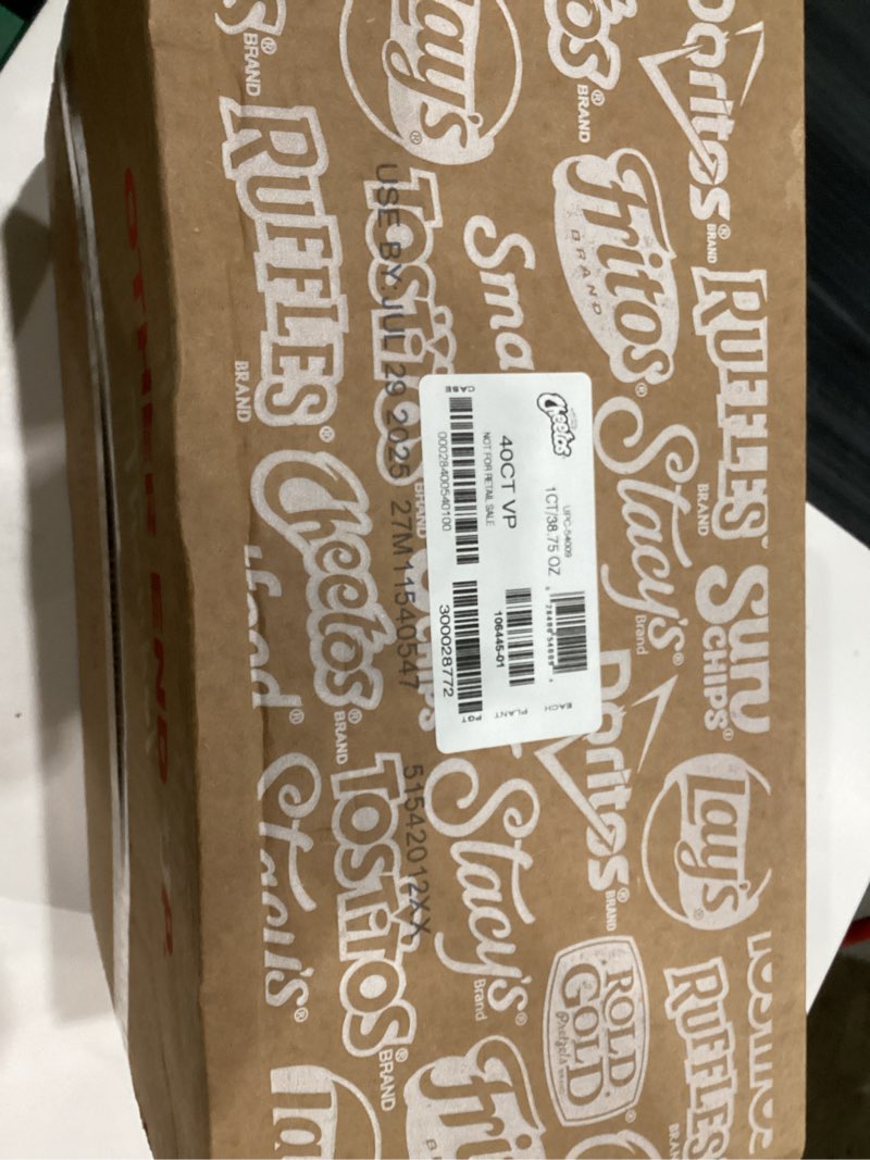 Condition photo showing New/Like New for Cheetos Cheese Flavored Snacks, Variety Pack, (Pack of 40)