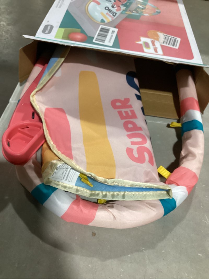 Condition photo showing Good Condition for dearlomum Baby Play Gym Mat with 4-Key Musical Piano, Lights, Sounds & Hanging Toys for Tummy Time and Sensory Play, Activity Floor Toy for Supervised Play, Infants to Toddlers (Blue Space Theme)