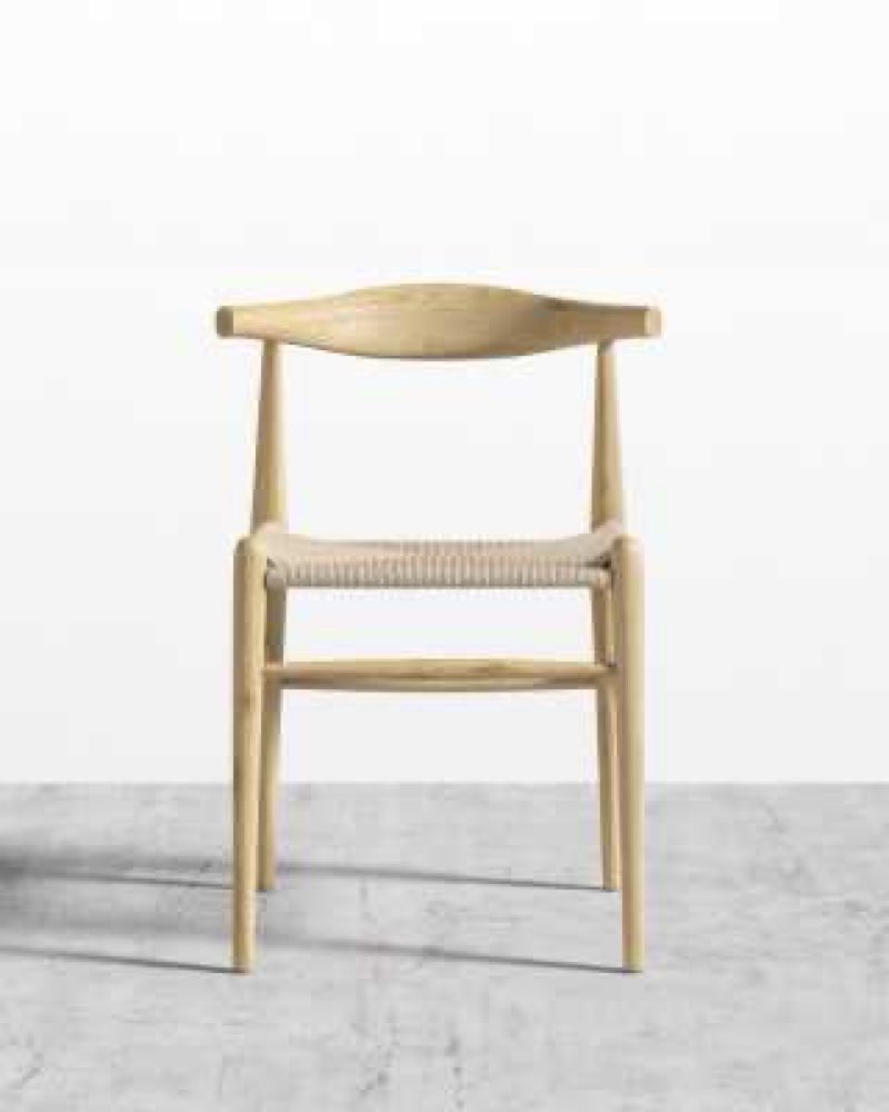 elbow counter stool - woven