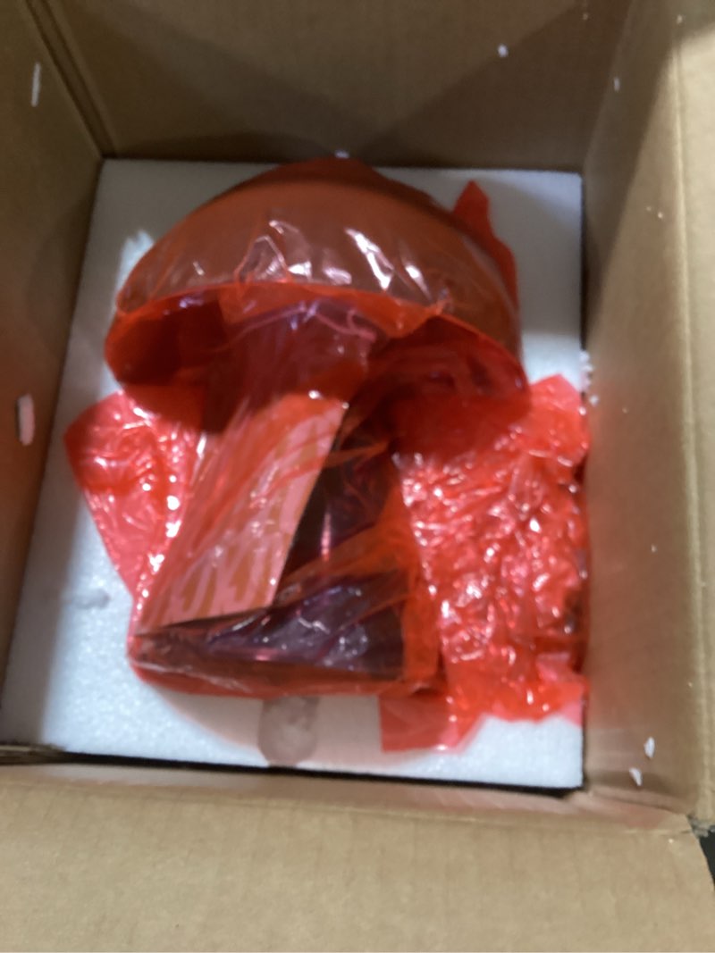 Condition photo showing As Is for JONATHAN Y JYL7116E Porcini 7" Contemporary Bohemian Rechargeable/Cordless Portable Iron Integrated LED Mushroom Table Lamp Modern, Coastal Bedside Desk Nightstand Lamp, Navy