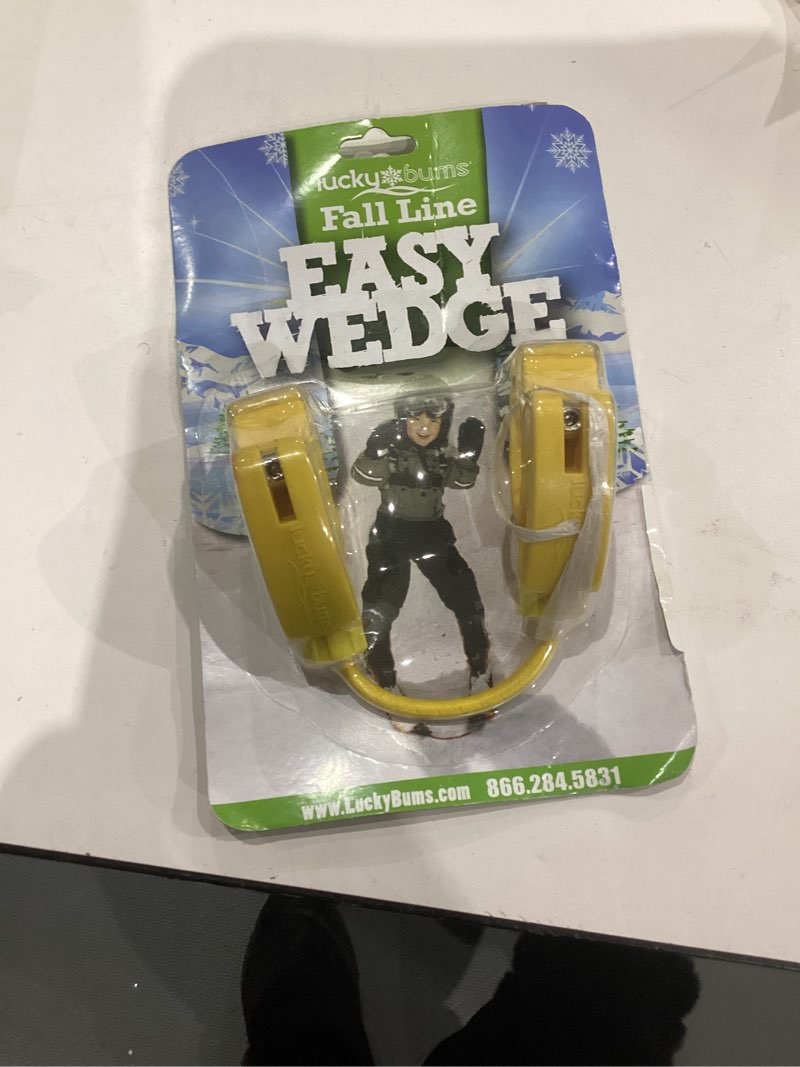 Condition photo showing New/Like New for Lucky Bums Kids Easy Wedge Ski Tip Connector, Yellow