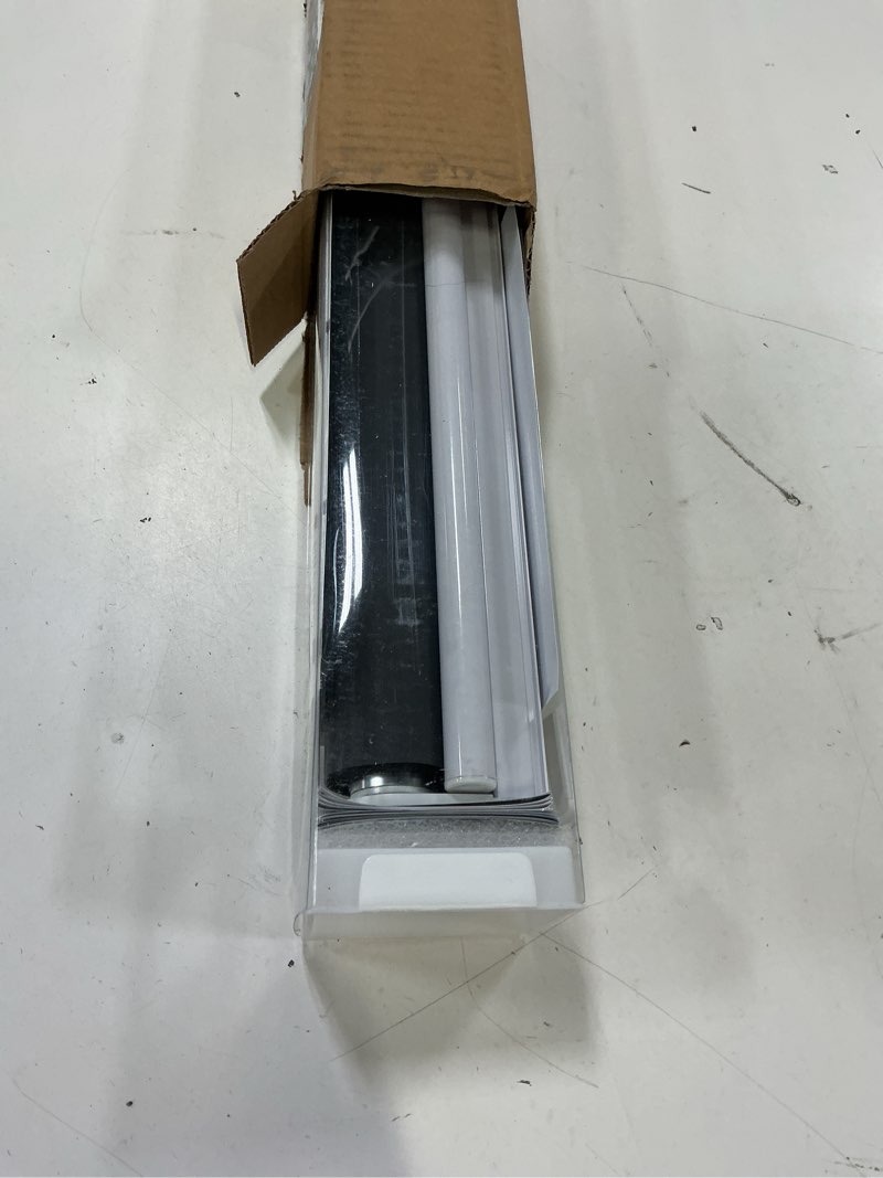 Condition photo showing Good Condition for aosky cordless roller shades blackout blinds for windows room darkening rolled up shades with spring system, uv protection window shades door blinds for home and office (31.5" w x 72" h, black)