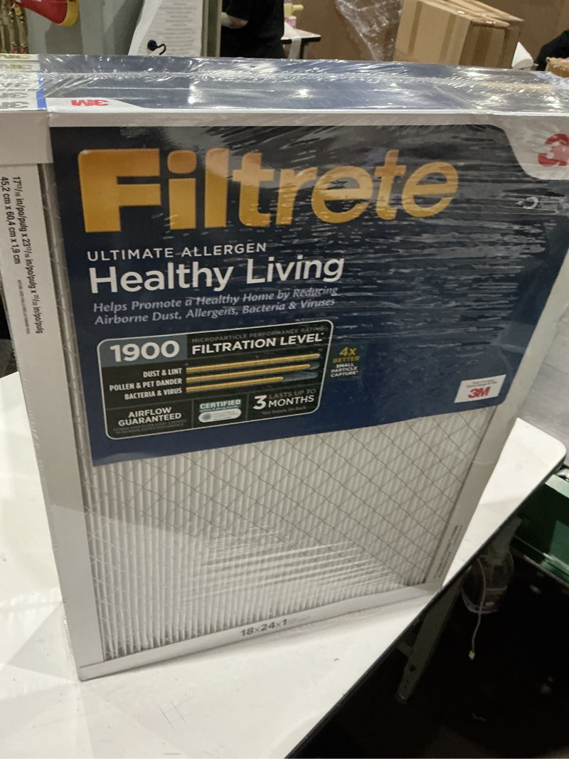 Condition photo showing Good Condition for filtrete ultimate allergen reduction