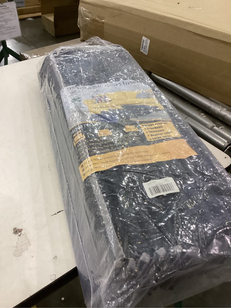 Condition photo showing New/Like New for Heavy Duty Couch Cushion Support for Sagging Seat 25''x90'', Thicken Solid Wood Sofa Under Cushions Boards,Perfectly Fix and Protect Overize Sofa, Extend Couch Life 90" x 25" - Oversized sofa
