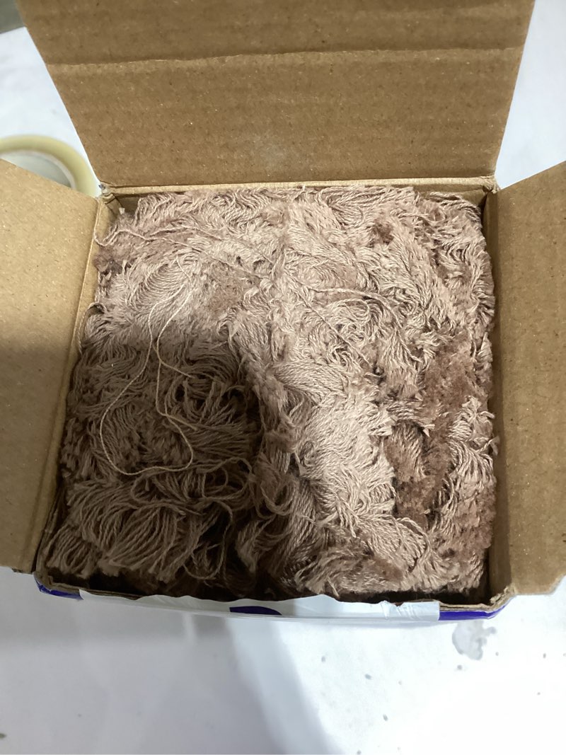 Condition photo showing Good Condition for MIULEE Decorative Throw Pillow Covers Neutral Linen Fringe Throw Pillows Euro Shams Set of 2 Cocoa Brown Boho Farmhouse Cushion Covers for Couch Sofa Bed Living Room Spring Home Decor 24x24 Inch 24" x 24" (Pack of 2) Cocoa Brown 2