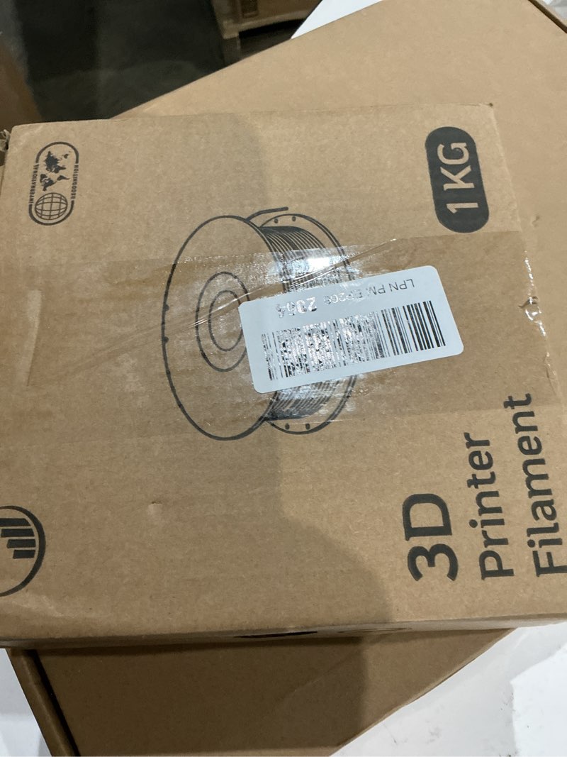 Condition photo showing Good Condition for fugacity pla filament 1.75mm, white 3d printer filament 1kg spool (n.w 2.2lbs), dimensional accuracy +/- 0.02mm, enhanced printing effect fits most fdm 3d printers
