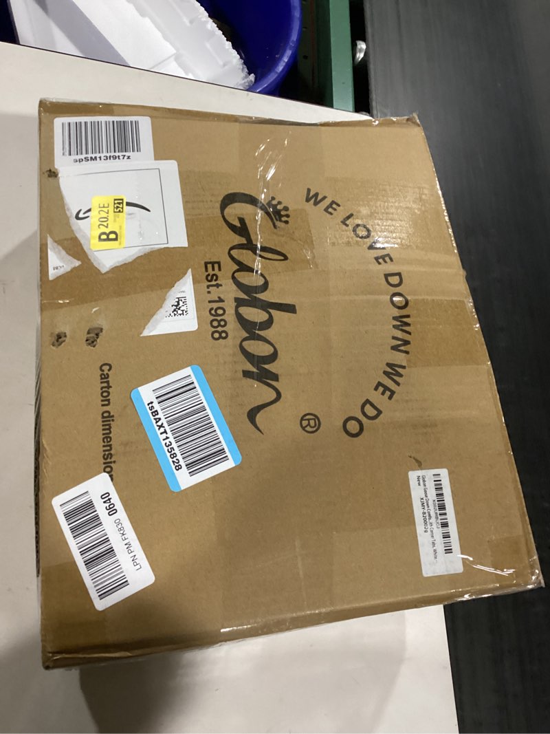 Condition photo showing Good Condition for Globon Queen Size Down Comforter - All Season Duvet Insert with Medium Warmth, Soft and Noiseless Cover,8 Corner Tabs,Machine Washable - White White Queen-all Season