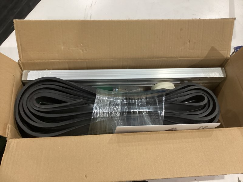 Condition photo showing New/Like New for premium garage door bottom seal - 16.5ft weatherproof epdm rubber, easy install, blocks drafts/rain/rodents, noise-reducing & energy saving with track 16.5 feet