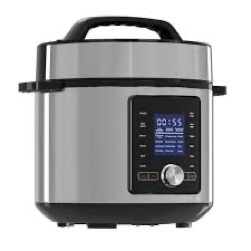 newbulig 6.3 quart electric pressure cooker, stainless steel multi cooker pressure, 24-in-1 slow coo