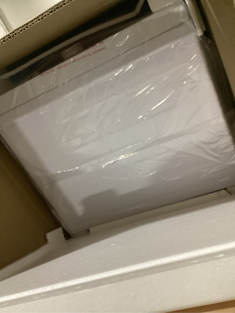 Condition photo showing New/Like New for Euhomy Compact Dryer 1.8 cu. ft. Portable Clothes Dryers with Exhaust Duct with Stainless Steel Liner Four Function Small Dryer Machine, Suitable for Apartments, Dorm, RVs, White