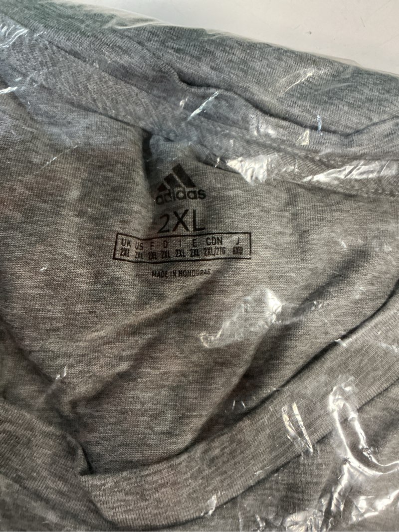 Condition photo showing Good Condition for adidas Men's Charlotte FC Pre-Game Long Sleeve T-Shirt 2X-Large Medium Grey Heather/Charlotte Fc