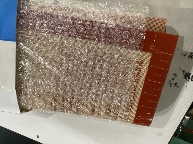 Condition photo showing Good Condition for non-slip silicone pastry mat extra large with measurements 36''by 24'' for baking mat, counter/dough rolling/oven liner/fondant/pie crust?red? 36"l x 24"w