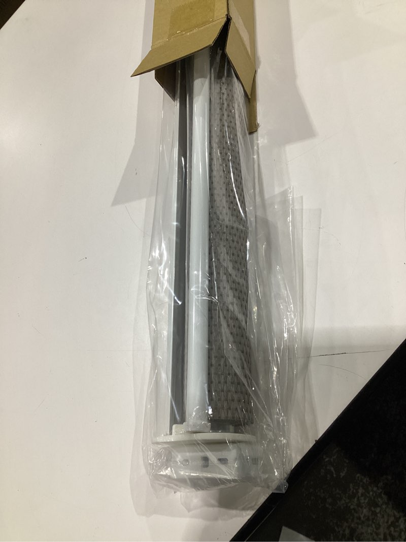 Condition photo showing Good Condition for Woven Paper Roller Shades – Light Filtering Cordless Window Blinds – Natural Look, Safe for Kids & Pets, Perfect for Kitchen, Living Room & Office(Ice Gray, 39" W x 72" H) Ice Gray 39" W x 72" H