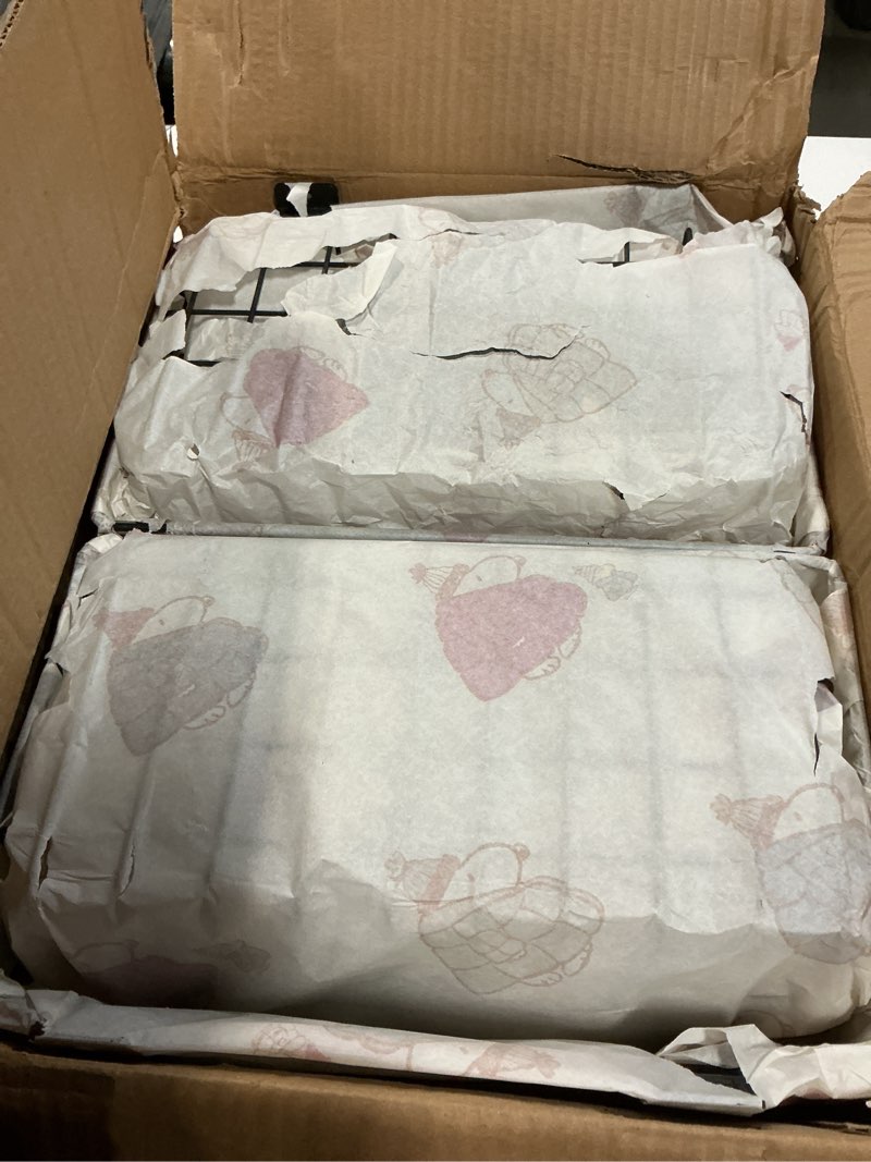 Condition photo showing New/Like New for 30 pcs slatwall accessories kit, with 4 pcs slatwall baskets, 6 pcs slatwall shelves, 10 pcs 6 inch slatwall hooks, 10 pcs slatwall hooks, shelves heavy duty for garage, shop organizing, display