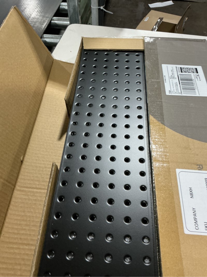 Condition photo showing Good Condition for Ultrawall 4 Pcs Metal Pegboard Wall Panels, Peg Boards for Garage Tool Storage Black 4PC