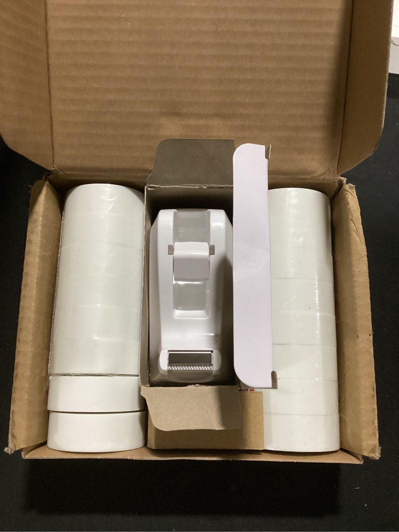 Condition photo showing Good Condition for amazon basics tape dispenser with refill rolls - 3/4" x 1300" (36 yds), 16 pack, matte finish 16 count (pack of 1) tape with desktop dispenser