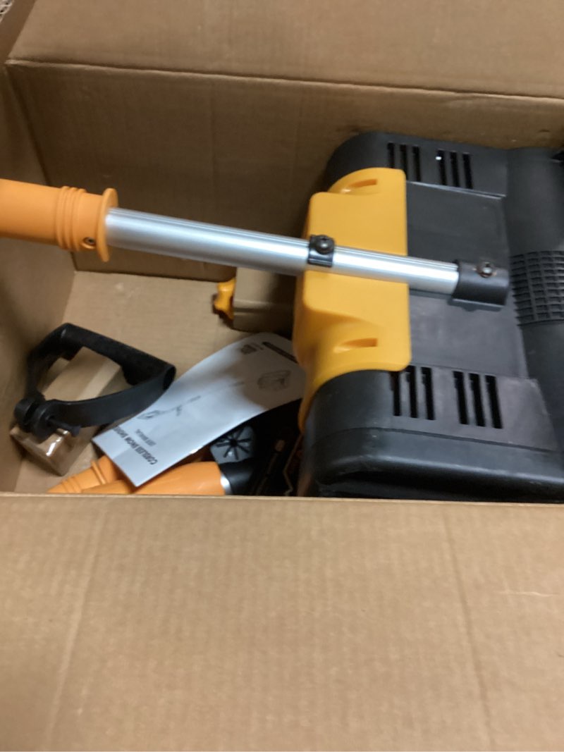 Condition photo showing New/Like New for Cordless Snow Shovel Compatible with DeWalt 20V MAX Battery (Tool Only), 11" Lightweight Electric Snow Blower with 20FT Max Throw & Adjustable Handle, Snow Thrower for Driveway, Deck, Patio & Steps