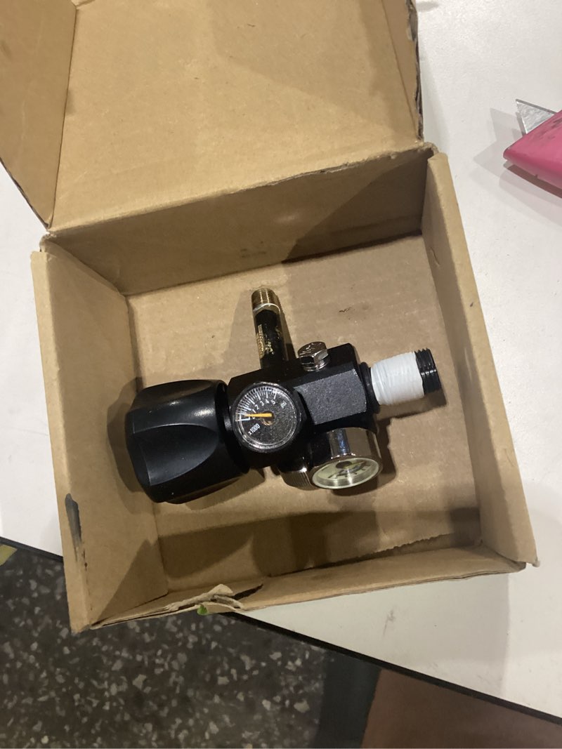 Condition photo showing Good Condition for din valve fill station adapter 4500psi/300bar with 20inches hose dual gauge for charging scuba tank paintball pcp airsoft diving hpa cylinder 5/8''-18unf thread