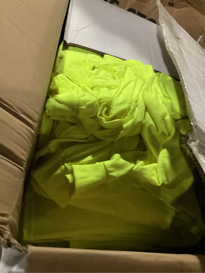 Condition photo showing As Is for gildan adult ultra cotton long sleeve t-shirt, style g2400, multipack