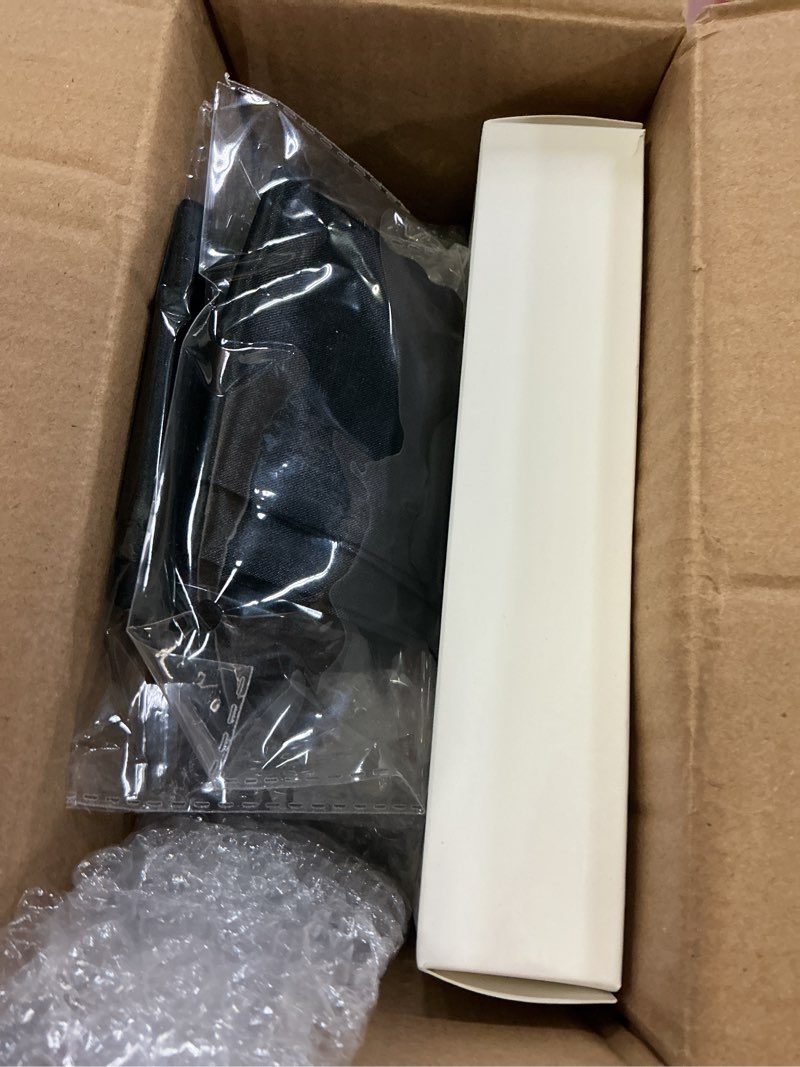 Condition photo showing New/Like New for 4 pcs ghost hunting equipment kit with ghost box radio,emf meter,anc headphones & sensory blindfold, wide frequency scan, portable paranormal audio exploration set for indoor outdoor night exploration emf detector kit