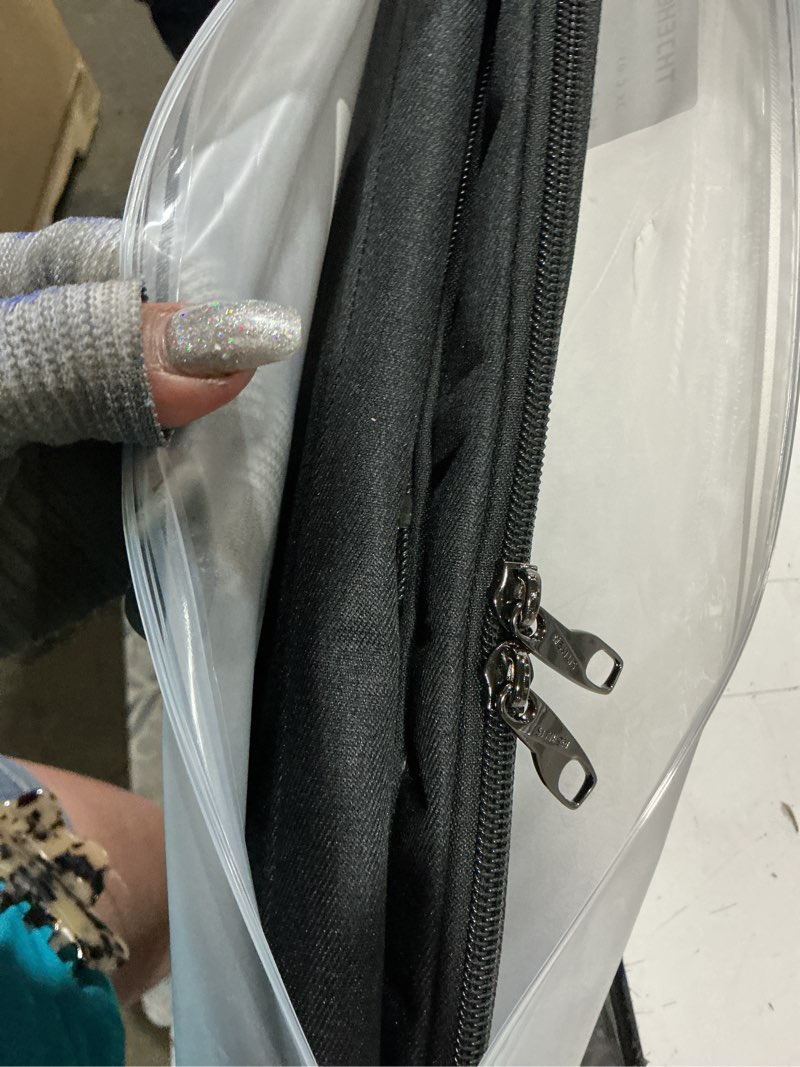Condition photo showing Good Condition for sithon double-layer travel carrying case for shark flexstyle/smoothstyle, water resistant storage organizer bag for airwrap styler, also for revlon one-step hair dryer (bag only) (black)