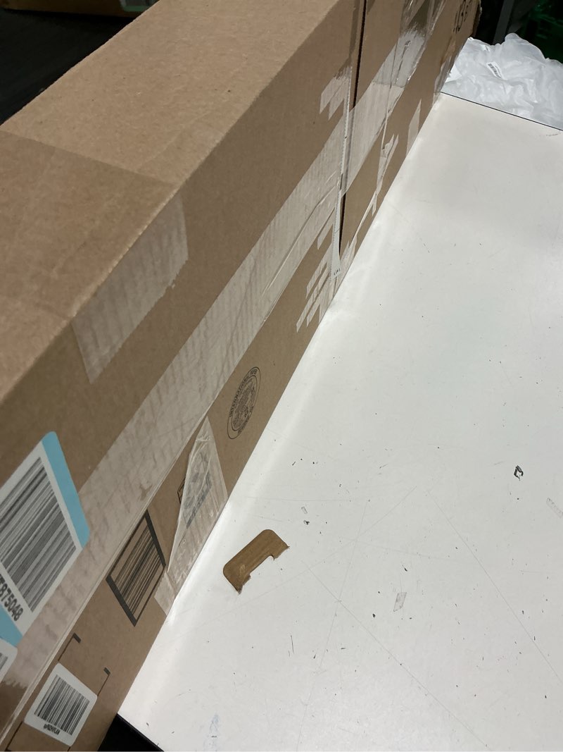 Condition photo showing As Is for 6 Packs Temporary Blinds for Windows, Easy to Cut and Install, Window Shade 36" W x 72" L, Paper Blinds for Windows with 12 Clips Black-01