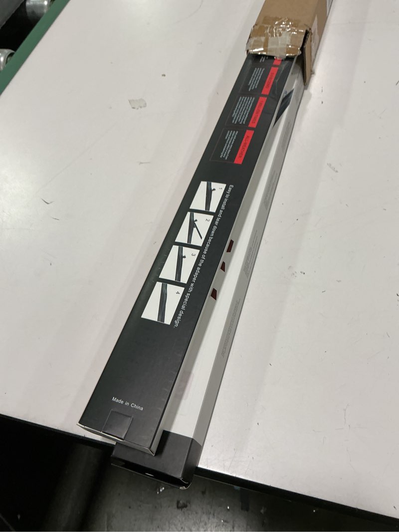 Condition photo showing New/Like New for compatible with audi q7 4m 4l 2007-2024 wiper blades front windshield wipers water repellent available in all-seasons oem quality 2pcs 26"+26" black q7 2016-2024