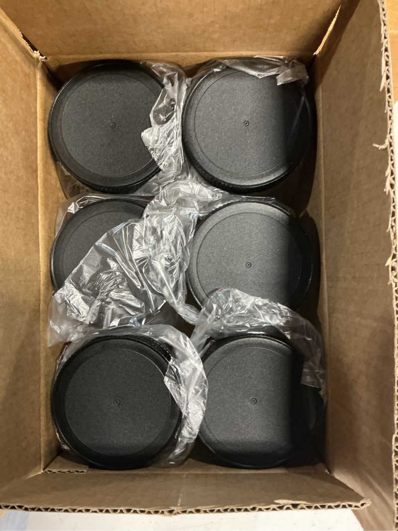 Condition photo showing New/Like New for vumdua 27 ounce plastic jars with lids, 6 pack food storage containers airtight, clear containers for organizing