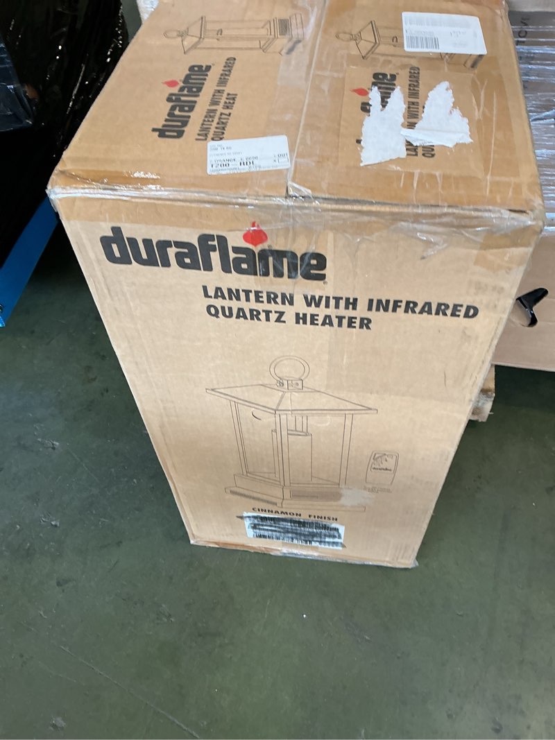 Condition photo showing New/Like New for LANTERN WITH INFRARE QUARTZ HEATER cinnamon