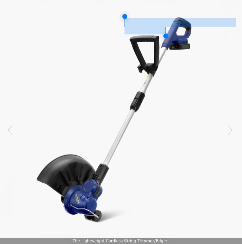 The Lightweight Cordless String Trimmer/Edger
