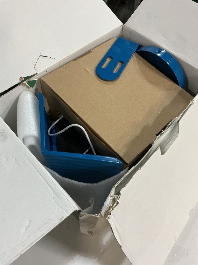 Condition photo showing Good Condition for Bird Feeder with Camera with AI Identify Species, Wild Bird Watching, 2K Live View, Instant Arrival Alerts with 5W Solar Powered-Soliom BF08 Metal Blue