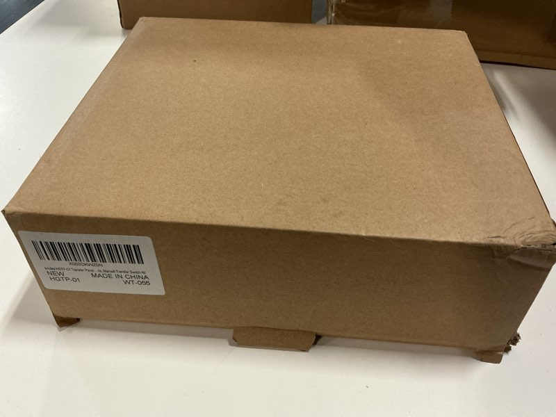 Condition photo showing New/Like New for Transfer Panel (60A/60A), Briidea Transfer Switch for Portable Generators 15,000 Watts, Manual Transfer Switch Kit, Prewired and Sixteen Pre-Reserving Holes for Easy Installation