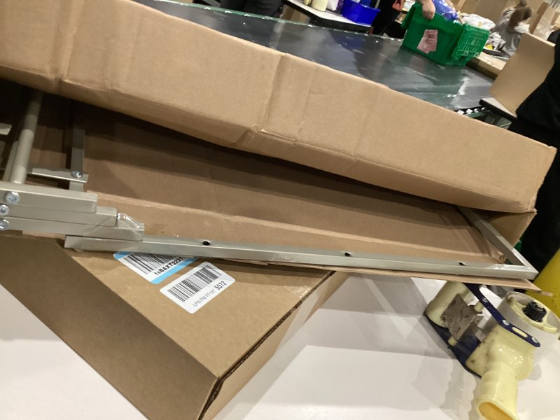 Condition photo showing Good Condition for Honey-Can-Do Over-The-Door 3-Tier Towel Rack BTH-08458 Satin Nickel