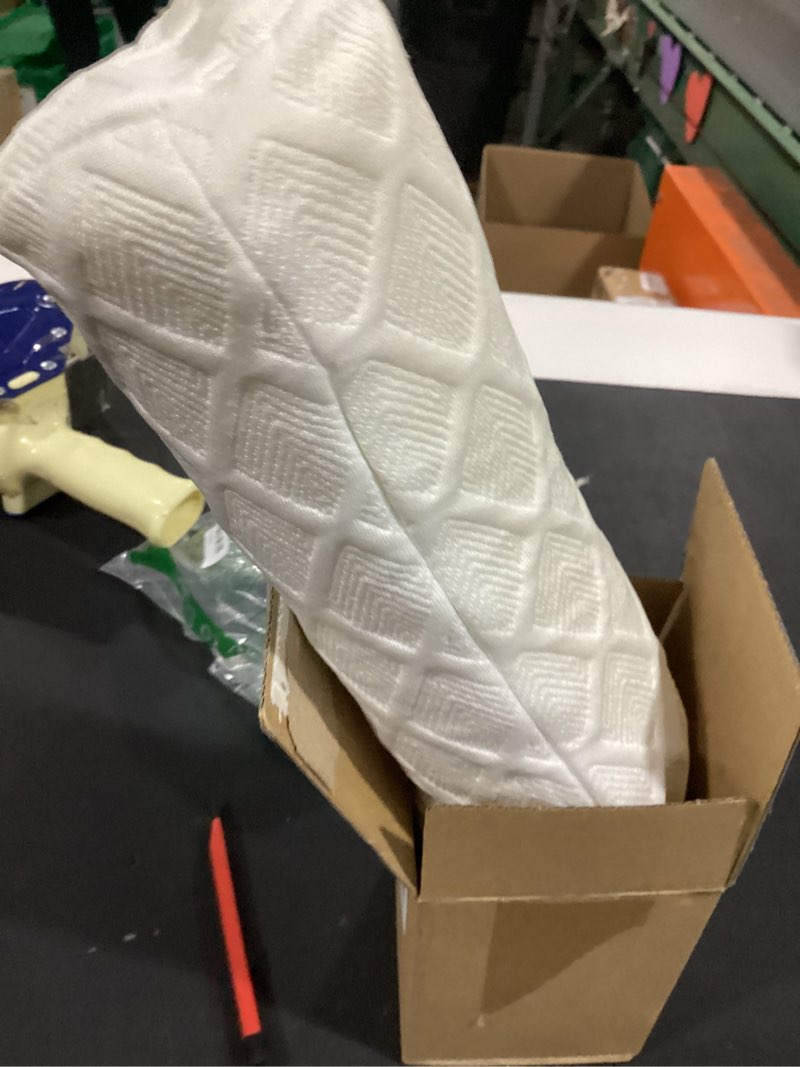 Condition photo showing New/Like New for cozyhealth 3.1" h small cervical roll pillow, medium soft memory foam neck round pillow cylinder bolster pillow for sleeping, round neck support for bed, legs, back and yoga (white, small - 3.1" h) white small - 3.1" h