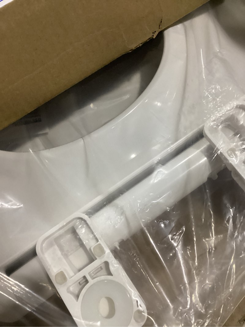 Condition photo showing Good Condition for WSSROGY Toilet seat Elongated with Slow Close Hinges, Four Bumpers Never Loosen and Easily Remove, Two Sets of Parts, Plastic, White Elongated White - Adult Seat