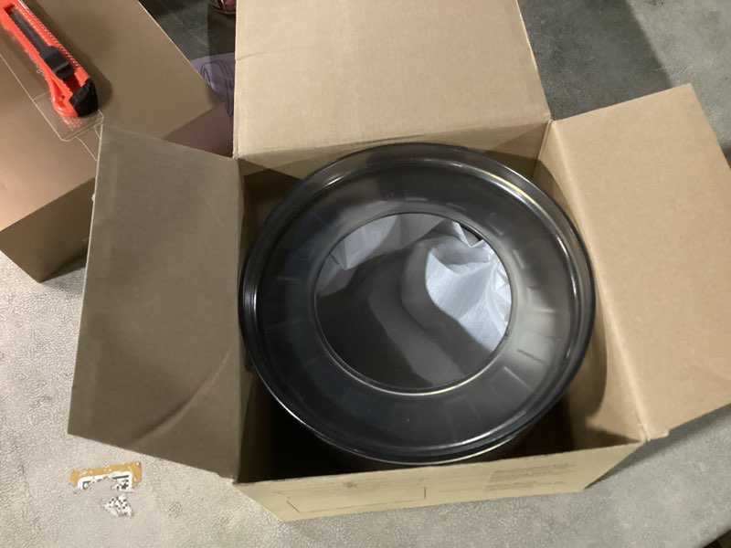 Condition photo showing Good Condition for 1Gallon No Spill Dog Water Bowl-3.8L Large Capacity, BPA-Free, Anti-Splash & Anti-Digging Design with Non-Slip Base for Messy Drinkers Smoky