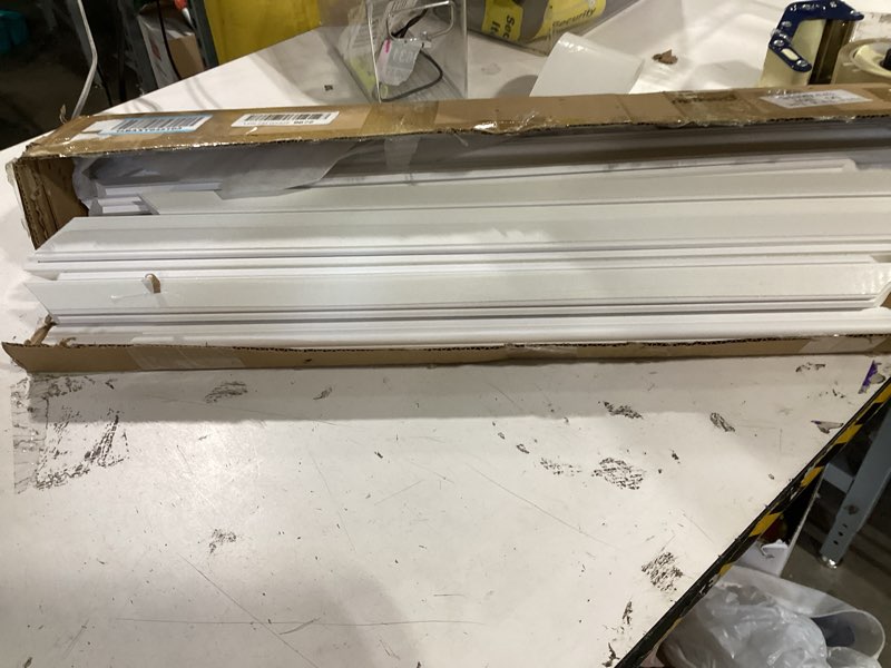 Condition photo showing Good Condition for pangda 3 set peel and stick wall molding kit, 3d premade accent molding wainscoting panel for interior wall moulding decor, ready to assemble wainscoting accent panel (24 x 54in) 24 x 54in 3