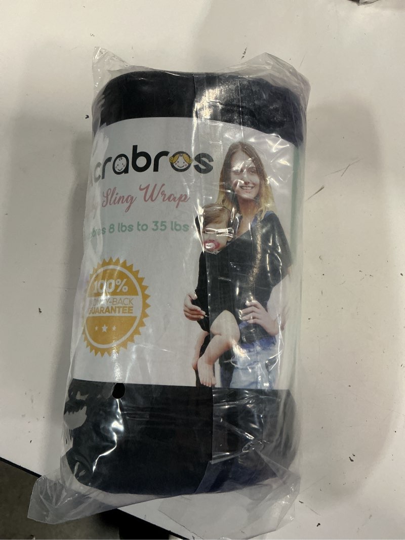 Condition photo showing New/Like New for acrabros baby wrap carrier,hands free baby carrier sling,lightweight,breathable,softness,perfect for newborn infants and babies shower gift,black