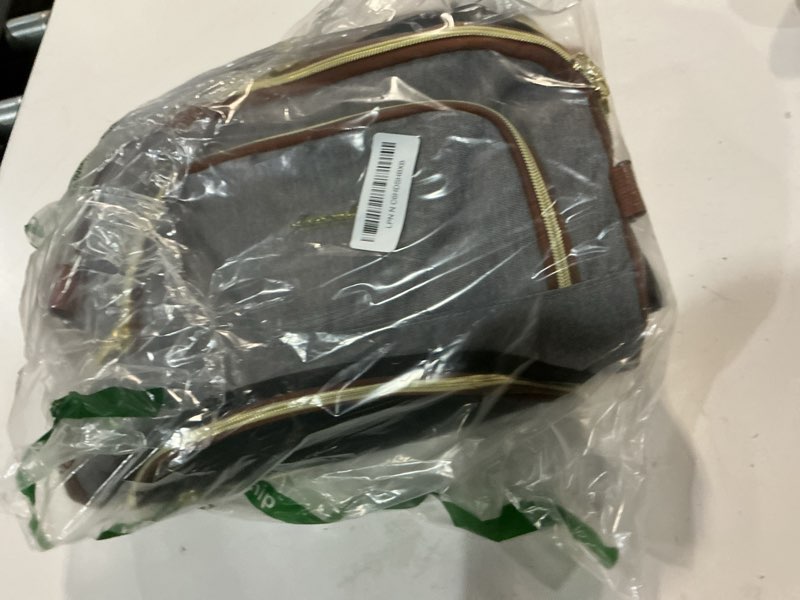 Condition photo showing New/Like New for lovevook travel essentials carry on backpack 40l travels backpack for women,waterproof tsa personal item travels bag airline flight approved,large carry on luggage laptop backpack with packing cubes black - gray - chestnut brown large-40l-4pcs
