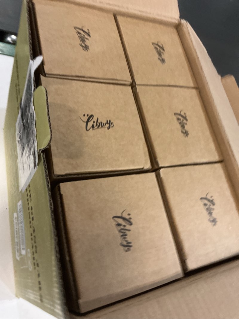 Condition photo showing New/Like New for LIBWYS 12-Pack Glass Pantry Storage Containers with Bamboo Lids (0.76Qt/1.22Qt/1.67Qt) - Stackable Square Food Jars for Pantry Organization, Coffee, Flour, Snacks, Tea | Kitchen Canisters Set 12 pcs - Plus Edition