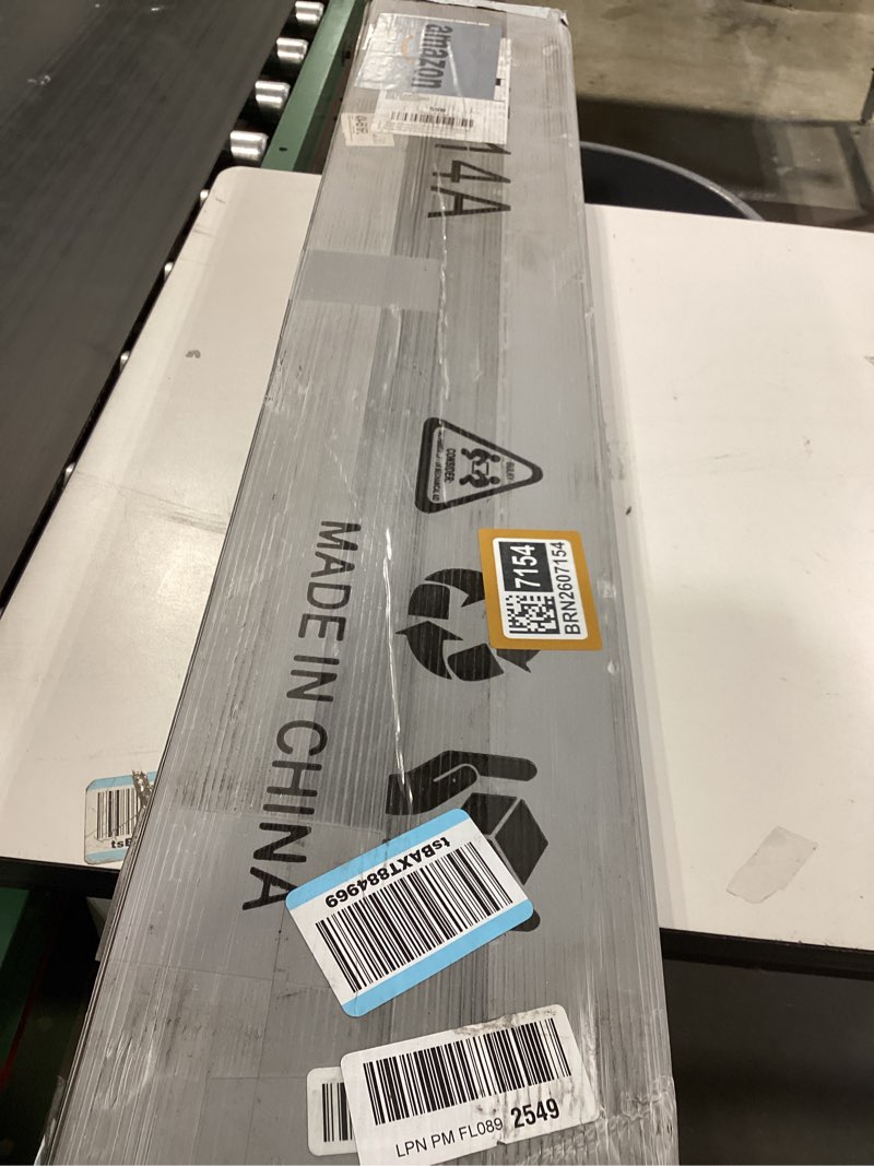 Condition photo showing Good Condition for hunlostten 14in high king bed frame no box spring needed, heavy duty king platform bed frame with round corners, easy assembly, noise free, black king 14 inch