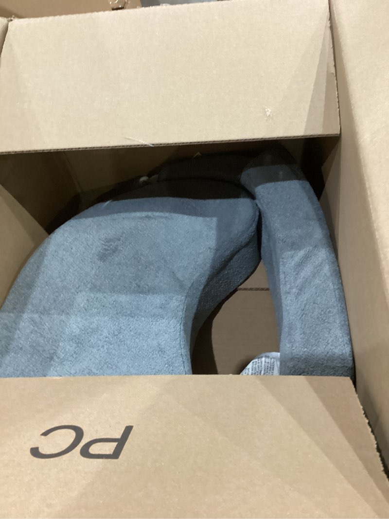 Condition photo showing Good Condition for My Brest Friend Nursing Pillow - Deluxe - Enhanced Comfort w/ Slipcover - Ergonomic Breastfeeding Pillow For Ultimate Support For Mom & Baby - Adjustable Pillow W/ Handy Side Pocket, Evening Grey