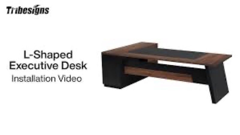 incomplete l shaped executive desk