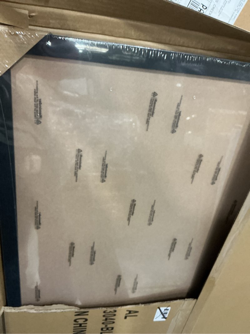 Condition photo showing New/Like New for engineered wood 30x40 frame, black picture frame for 30 x 40 inch poster puzzle photo, light weight 30 by 40 poster frame with wood-grain for wall - 1 pack/black/30 x40 1 30x40