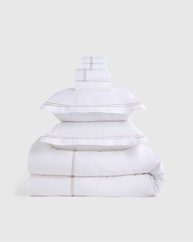 classic organic percale deluxe bedding bundle