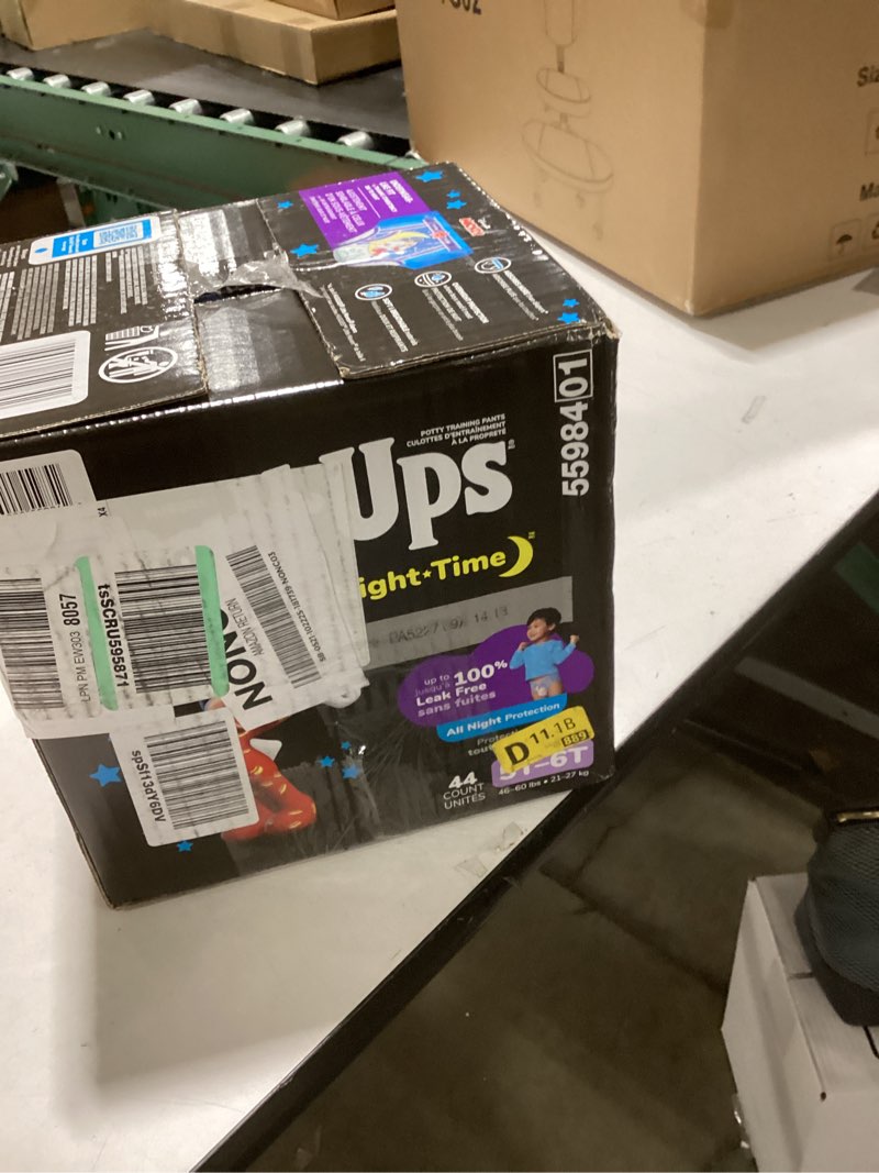 Condition photo showing New/Like New for Pull-Ups Boys' Night-Time Potty Training Pants, Size 5T-6T Overnight Training Underwear (46-60 lbs), 44 Ct